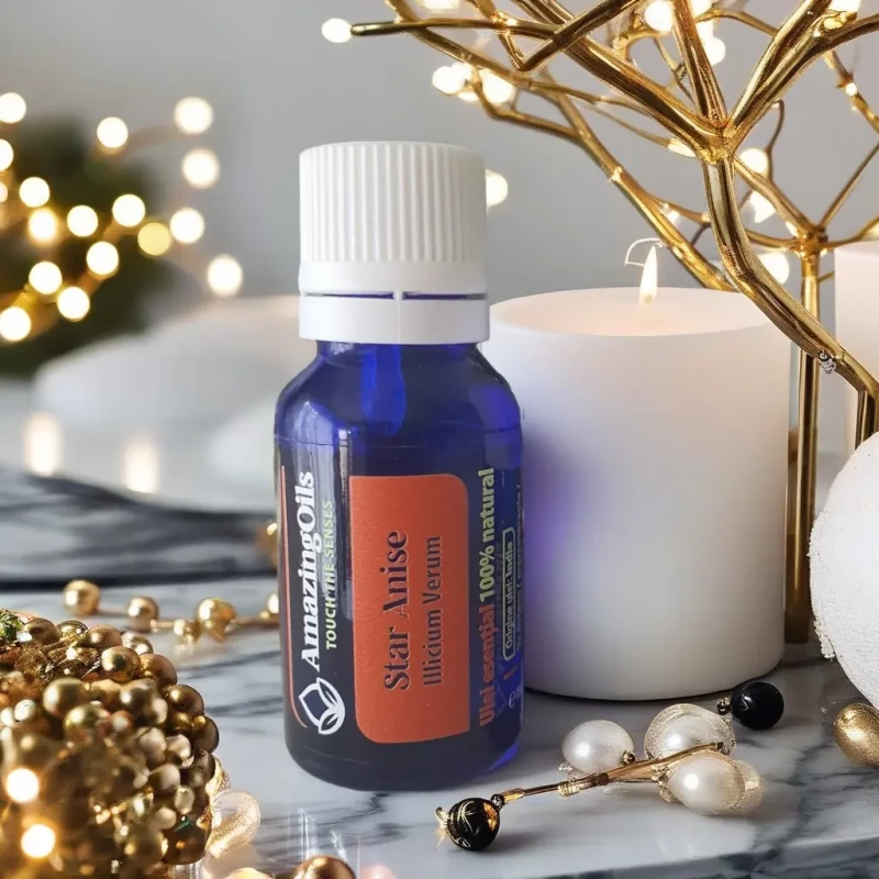ANASON STELAT - Ulei esential 100% pur -   STAR ANISE OIL (Illicium verum) 15 ml