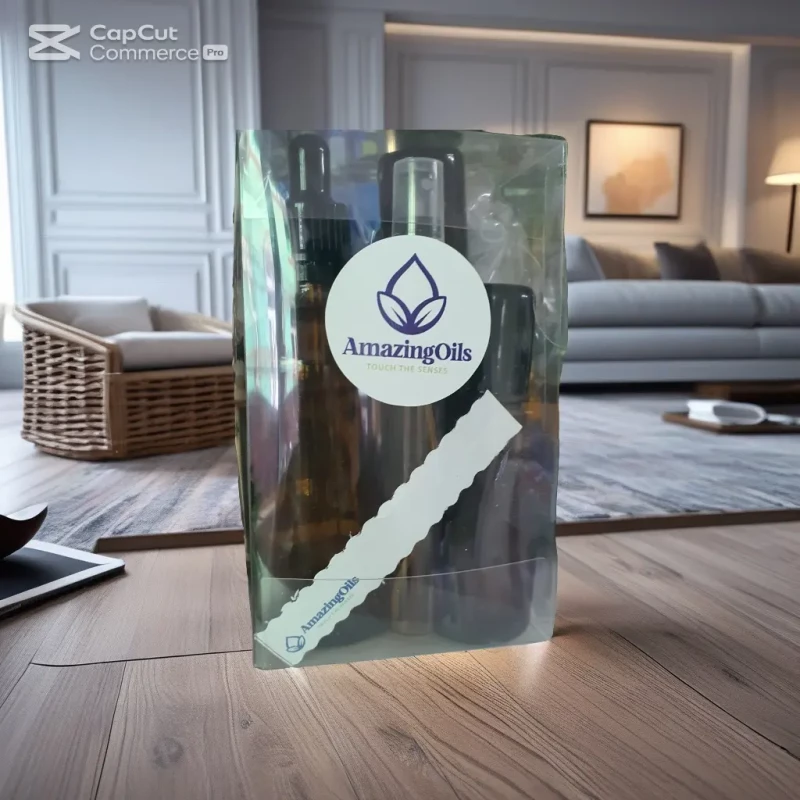 SET mare de sticlute pentru aromaterapie