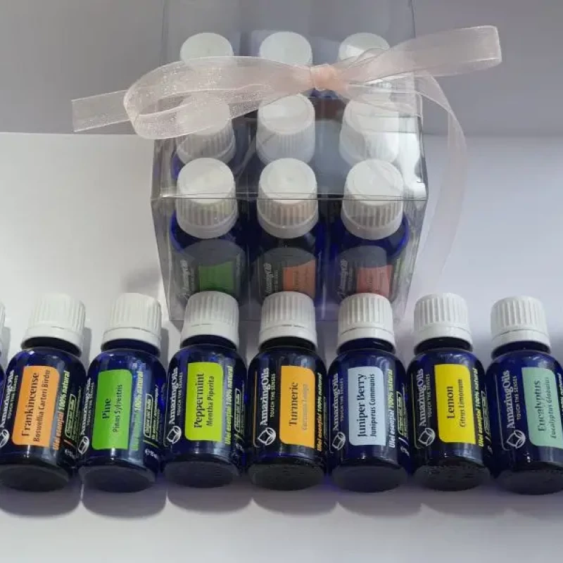 SET 9 uleiuri esentiale 100% PUR -15 ml fiecare cu difuzor mic>NR#1