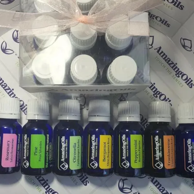 SET 9 uleiuri esentiale  100% PUR -15 ml  fiecare  plus difuzor mic NR#4