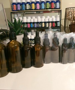 Set 2 sticle transparente de 50 ml cu pipeta