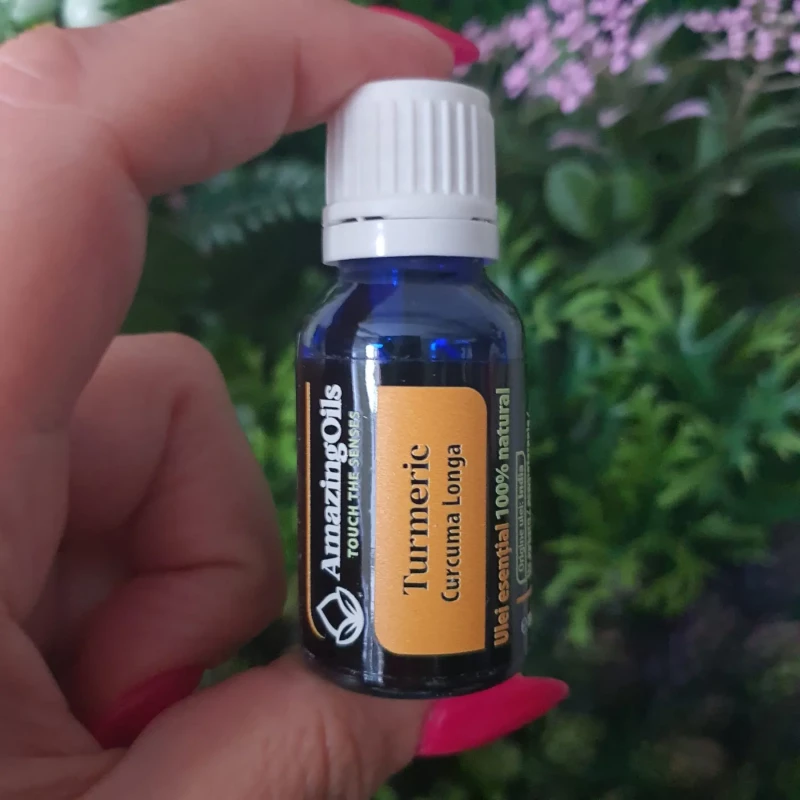 TURMERIC- Ulei esential 100% pur -TURMERIC OIL (Curcuma longa)-15ml