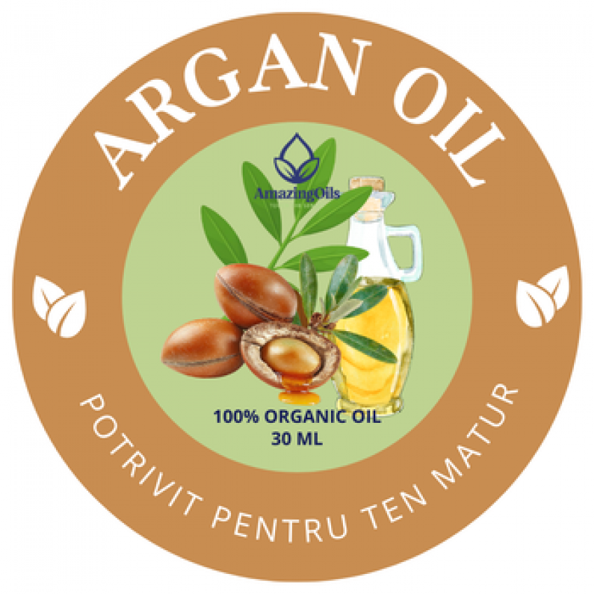 ARGAN-   Ulei  virgin- (argania spinosa ) sticla cu pipeta 30ml