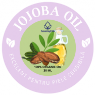  JOJOBA -   Ulei  virgin-(Simmondsia chinensis )  sticla cu  pipeta 30 ml