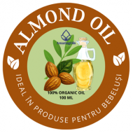 MIGDALE DULCI - Ulei  virgin-  (Prunus amygdalus dulcis ) sticla cu pipeta 100ml