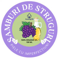 SAMBURI DE STRUGURI - Ulei  virgin- (vitis vinifera seed oil)sticla cu pipeta 100 ml