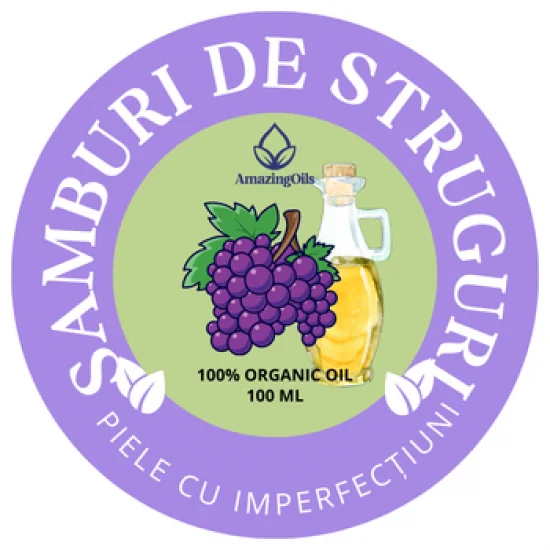 SAMBURI DE STRUGURI - Ulei  virgin- (vitis vinifera seed oil)sticla cu pipeta 100 ml