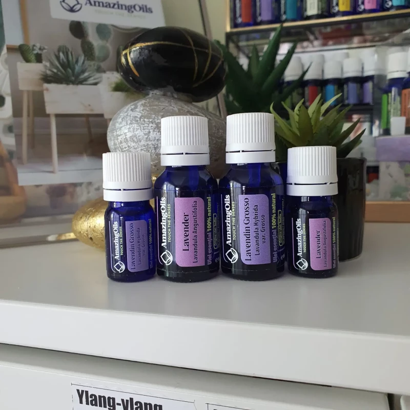  LAVANDA -  Ulei esential 100% pur - LAVANDIN  (Lavendula Hybrida var. Grosso) 15ml