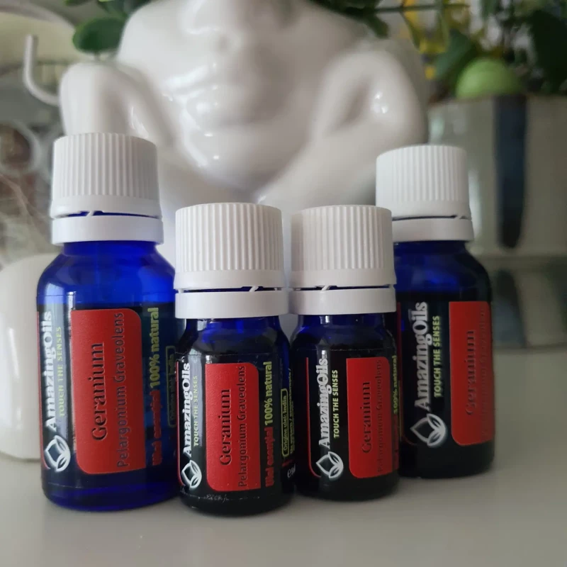 MUSCATA -Ulei esential 100% pur - GERANIUM  (Pelargonium graveolens )15ml