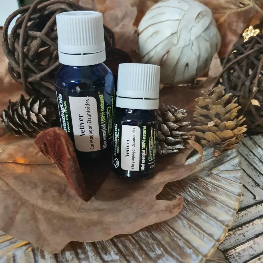 VETIVER - Ulei esential 100% pur - VETIVER OIL (Chrysopogon zizanioides) 5 ml 